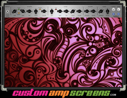 Buy Amp Screen Abstractone Red Amp Screen
