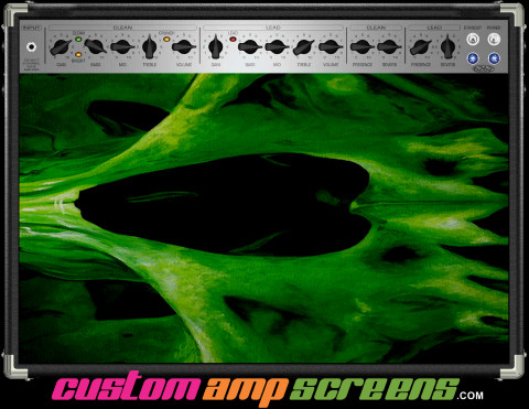 Buy Amp Screen Skull Green Amp Screen