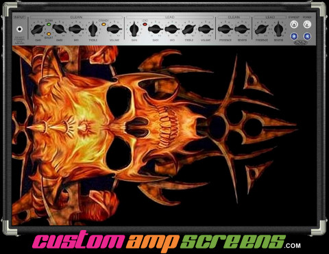Buy Amp Screen Skull Tribal Amp Screen
