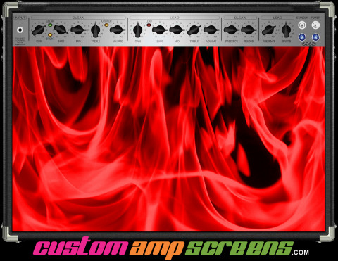 Buy Amp Screen Fire Red Amp Screen