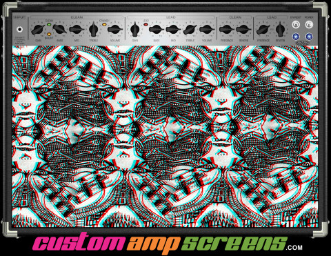 Buy Amp Screen Abstractpatterns 3dskull Amp Screen