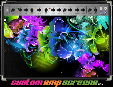 Buy Amp Screen Abstractthree Flowers Amp Screen