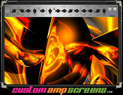 Buy Amp Screen Abstractthree Gold Amp Screen