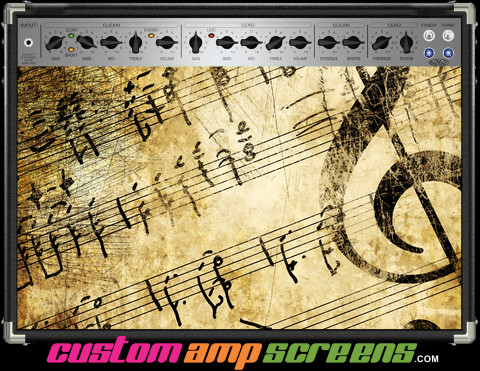 Buy Amp Screen Grunge Music Amp Screen