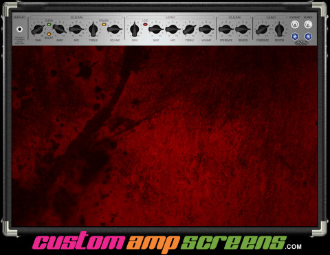Buy Amp Screen Grunge Red Amp Screen