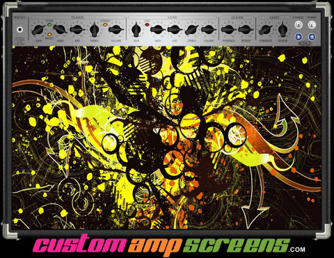 Buy Amp Screen Grungeart Splat Amp Screen