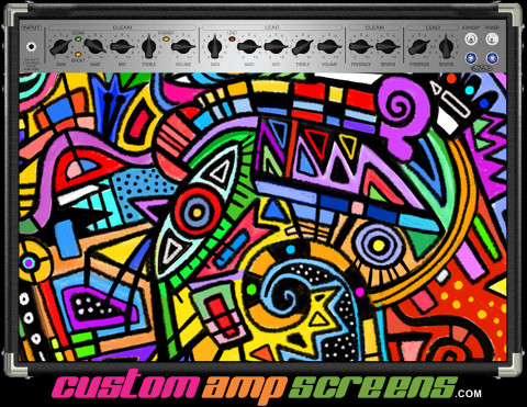 Buy Amp Screen Psychedelic Jungle Amp Screen