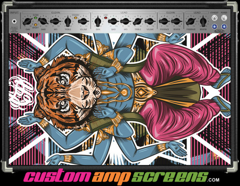 Buy Amp Screen Psychedelic Tiger Amp Screen