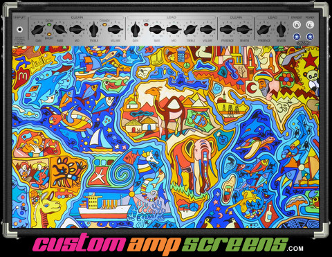 Buy Amp Screen Psychedelic World Amp Screen