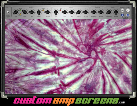 Buy Amp Screen Tiedye Purple Amp Screen