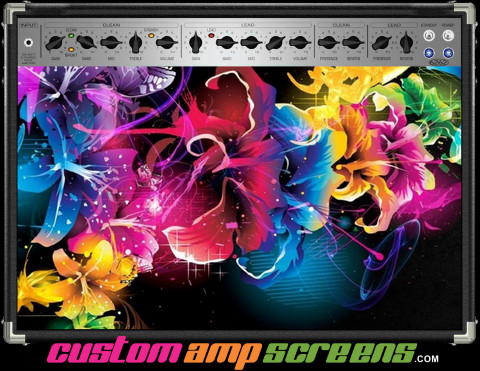 Buy Amp Screen Trippy Floral Amp Screen