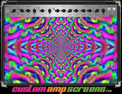 Buy Amp Screen Trippy Peacock Amp Screen